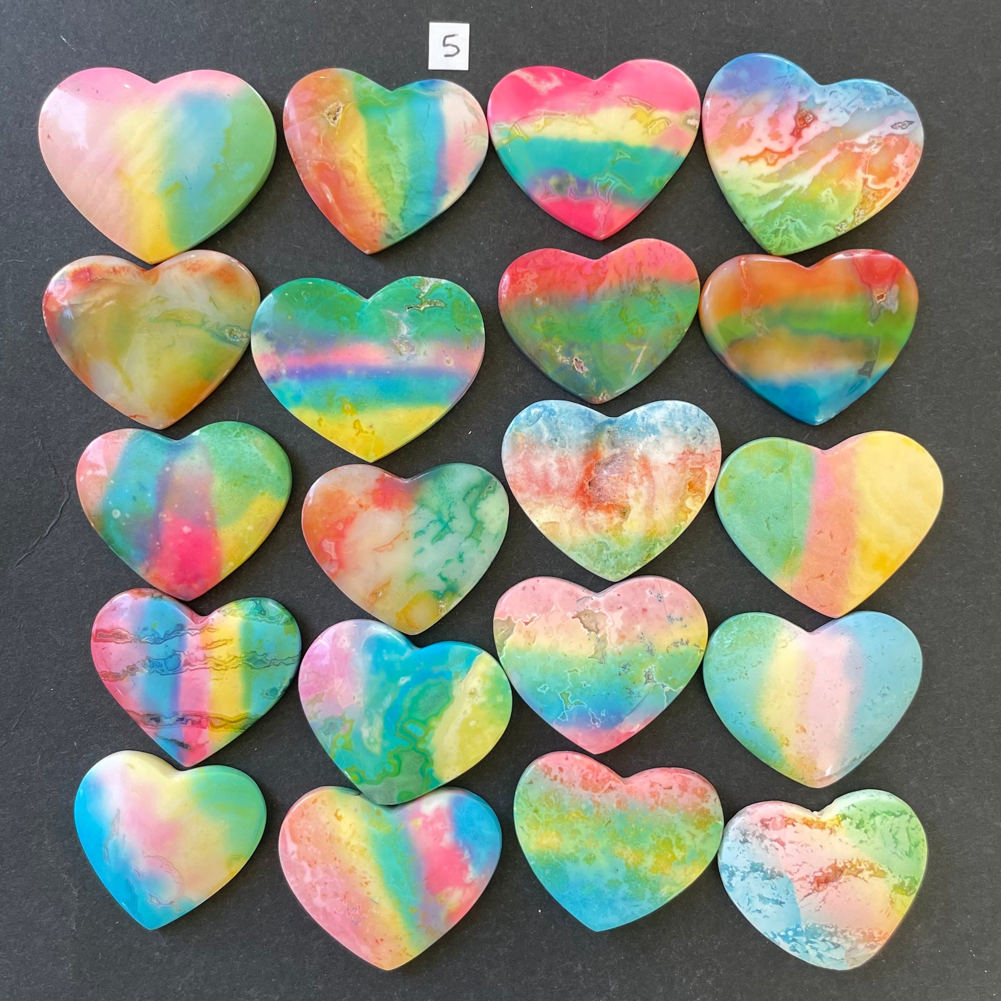 Kindness Kits: 20 Rainbow-dyed Agate