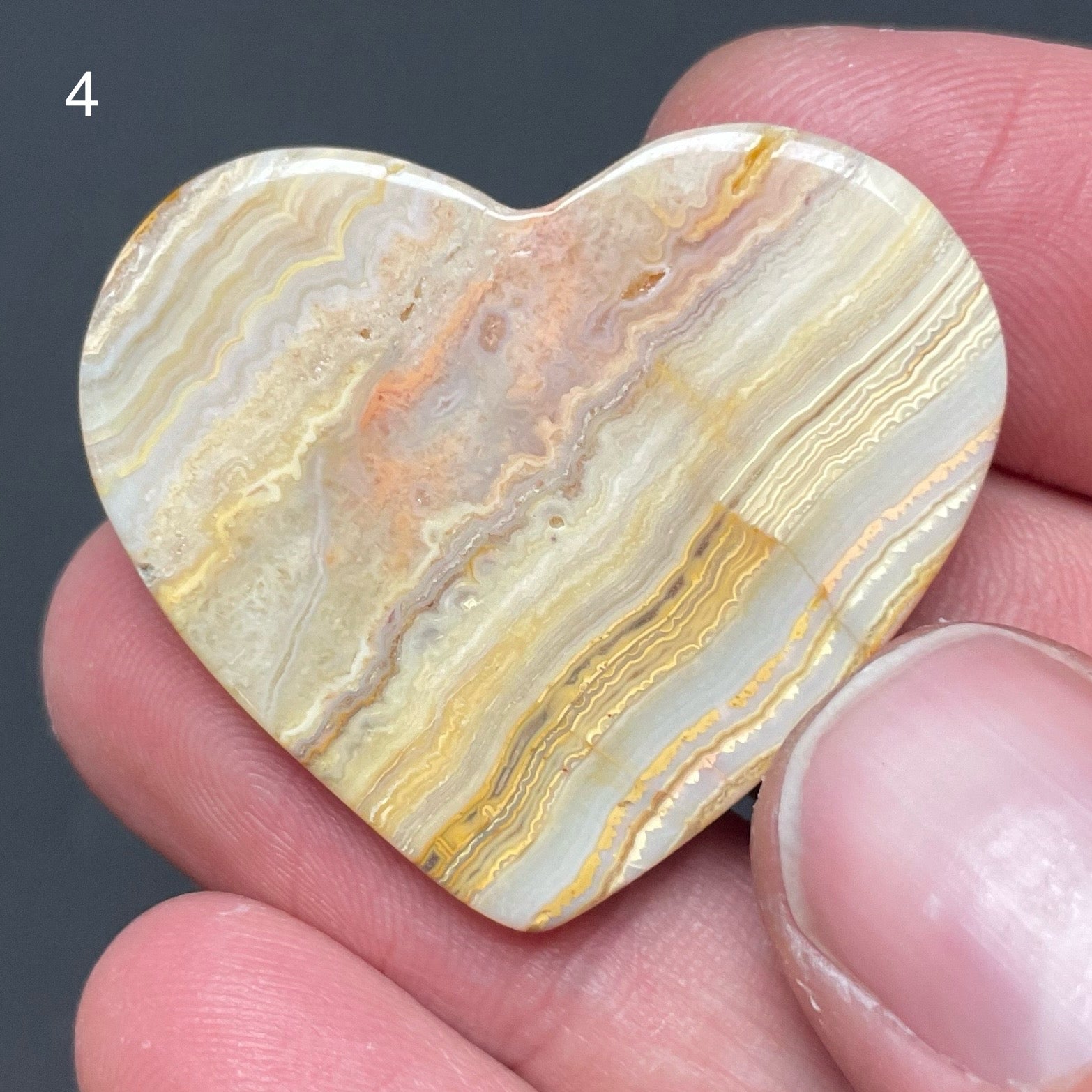 Extraordinary Yellow Banded Calcite