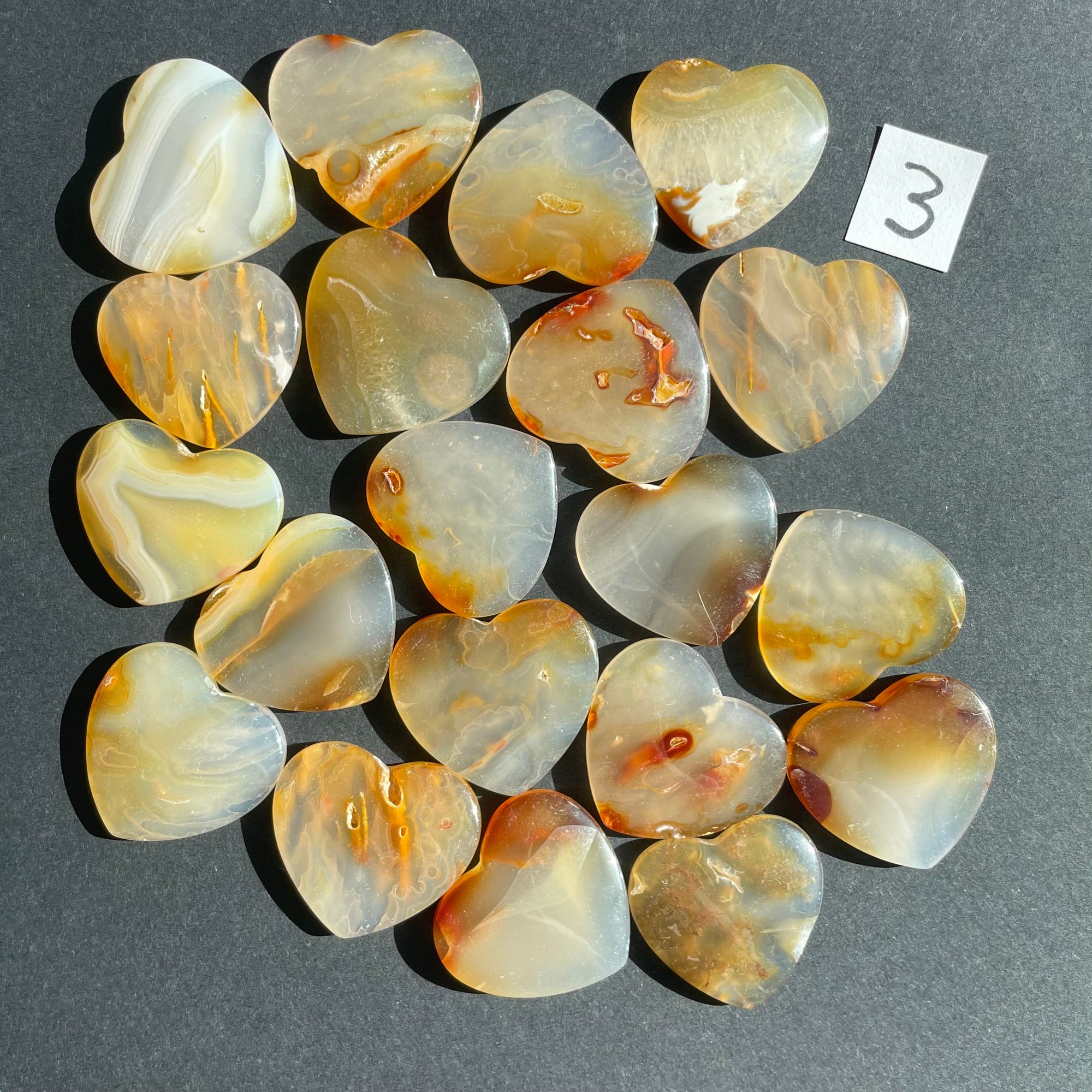 20 Yellow Agate