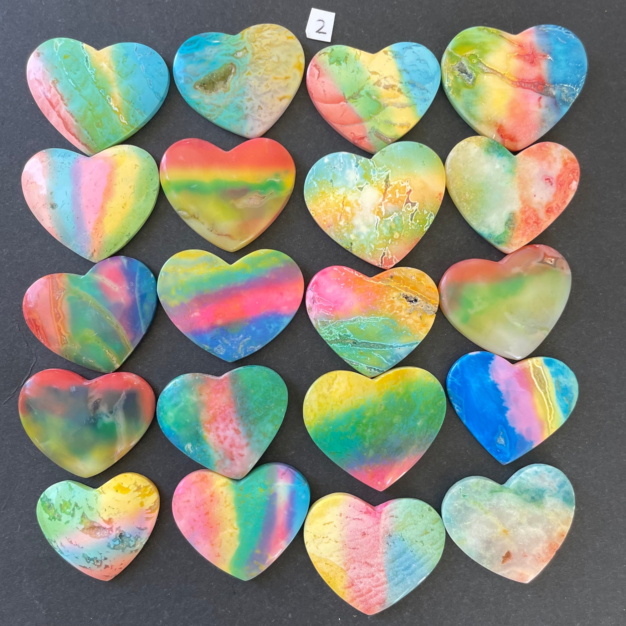 Kindness Kits: 20 Rainbow-dyed Agate