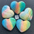 5 Rainbow Hearts