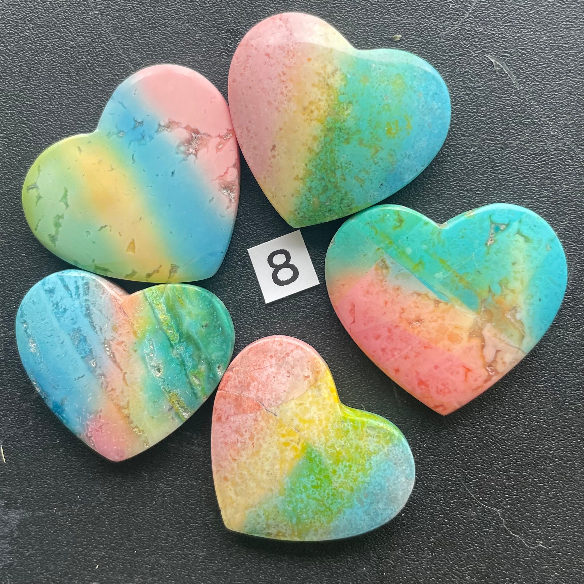 5 Rainbow Hearts