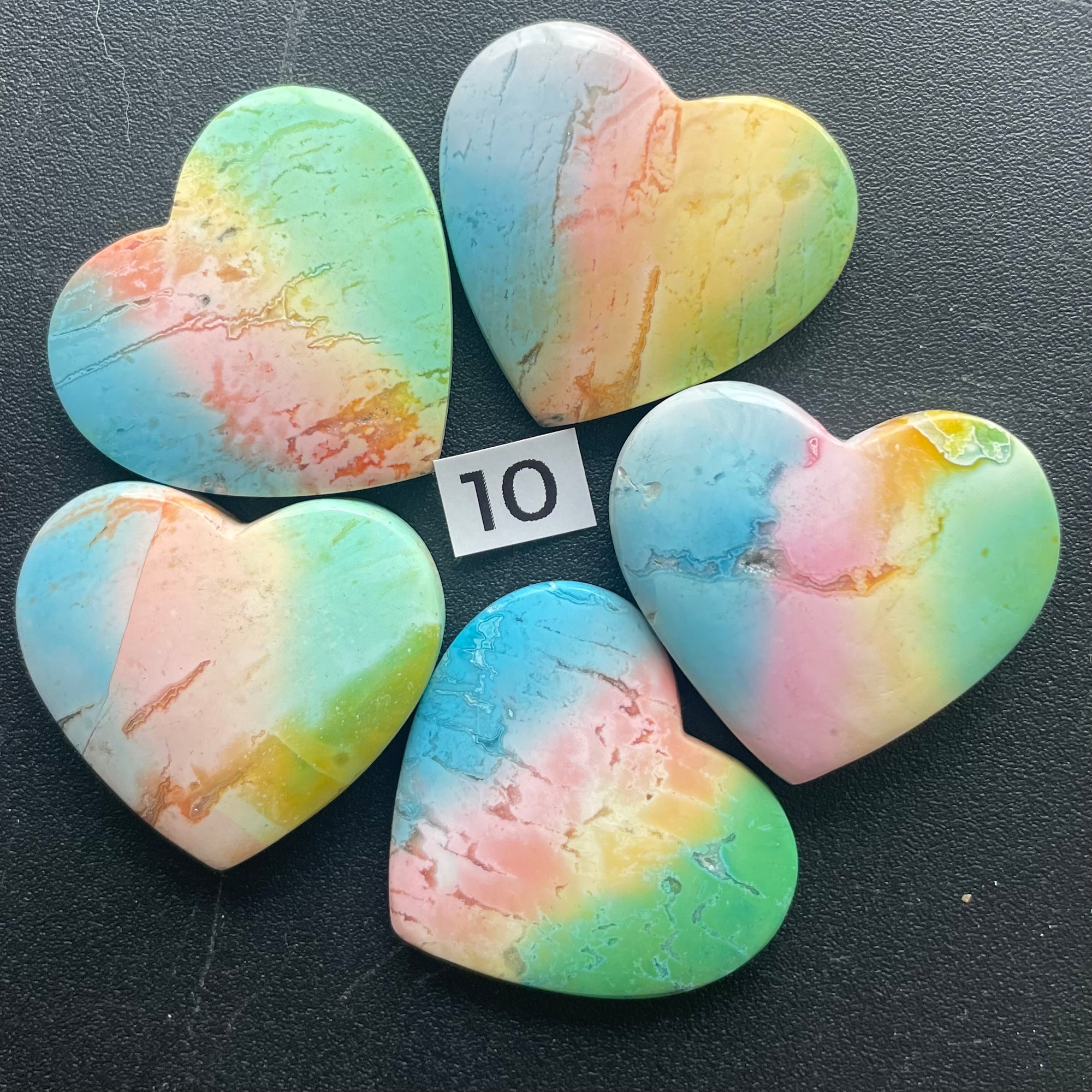 5 Rainbow Hearts