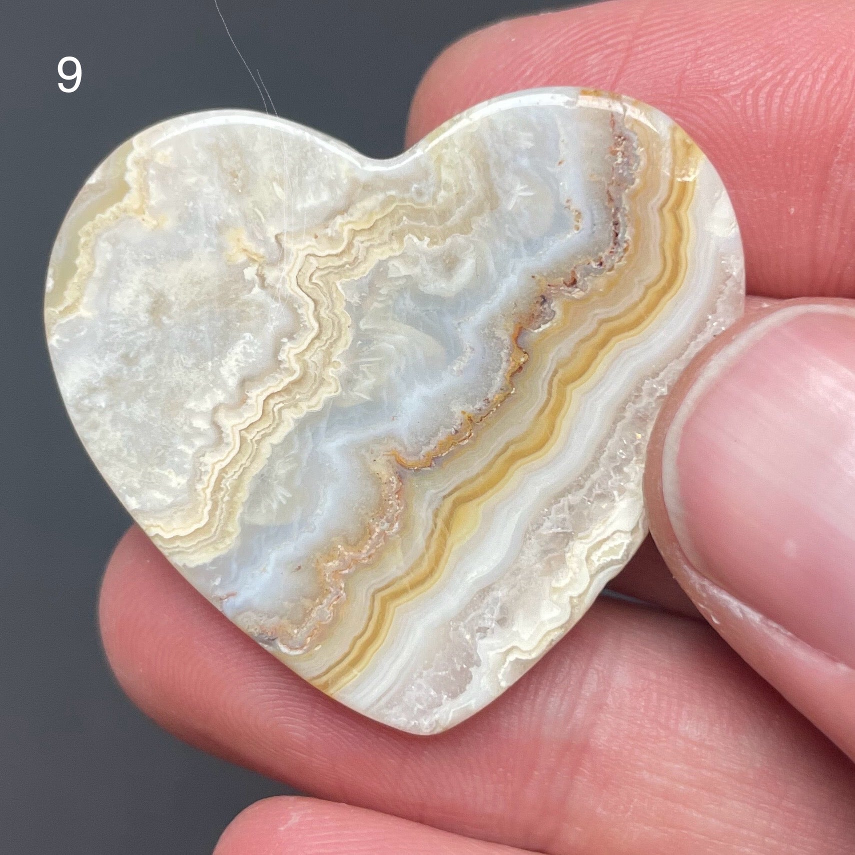 Extraordinary Yellow Banded Calcite