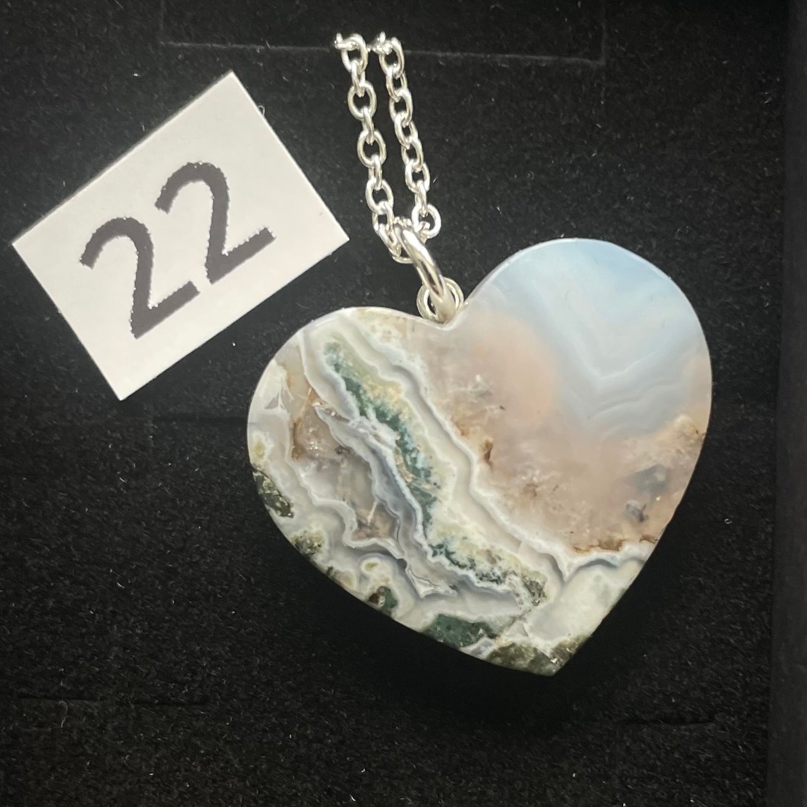 Fundraiser Moss Agate Necklaces