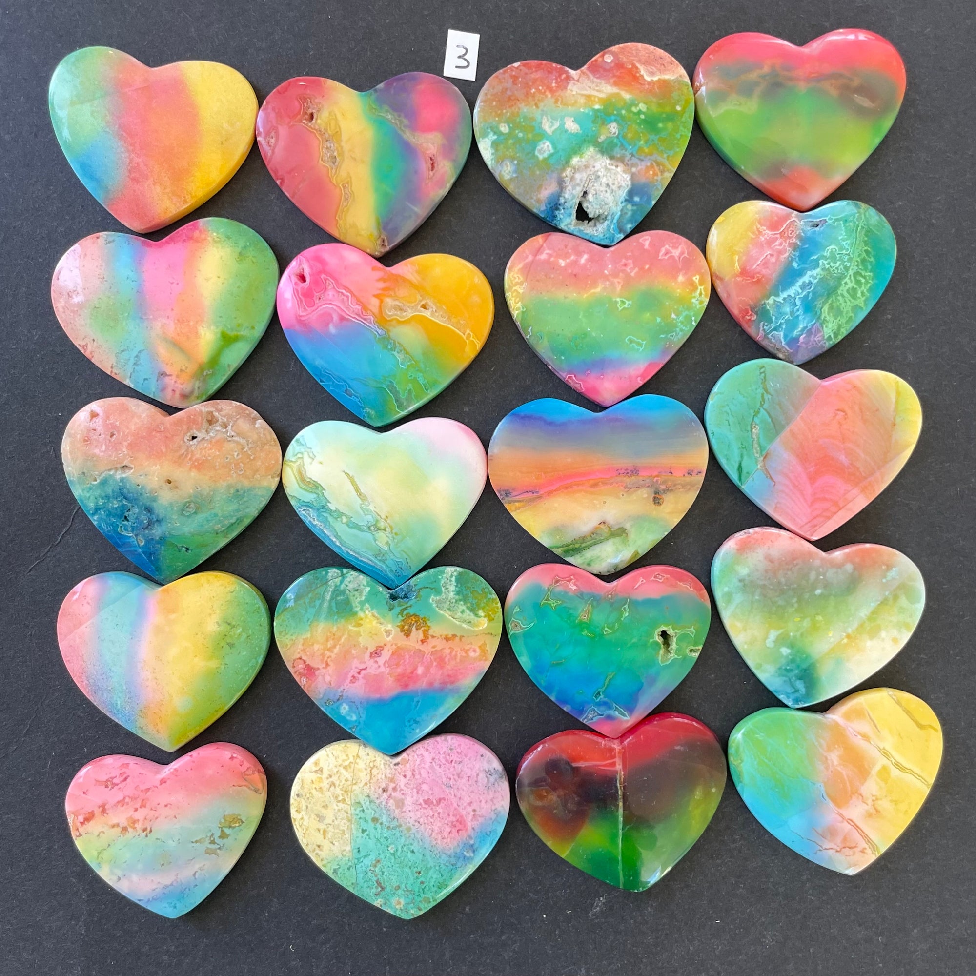 Kindness Kits: 20 Rainbow-dyed Agate