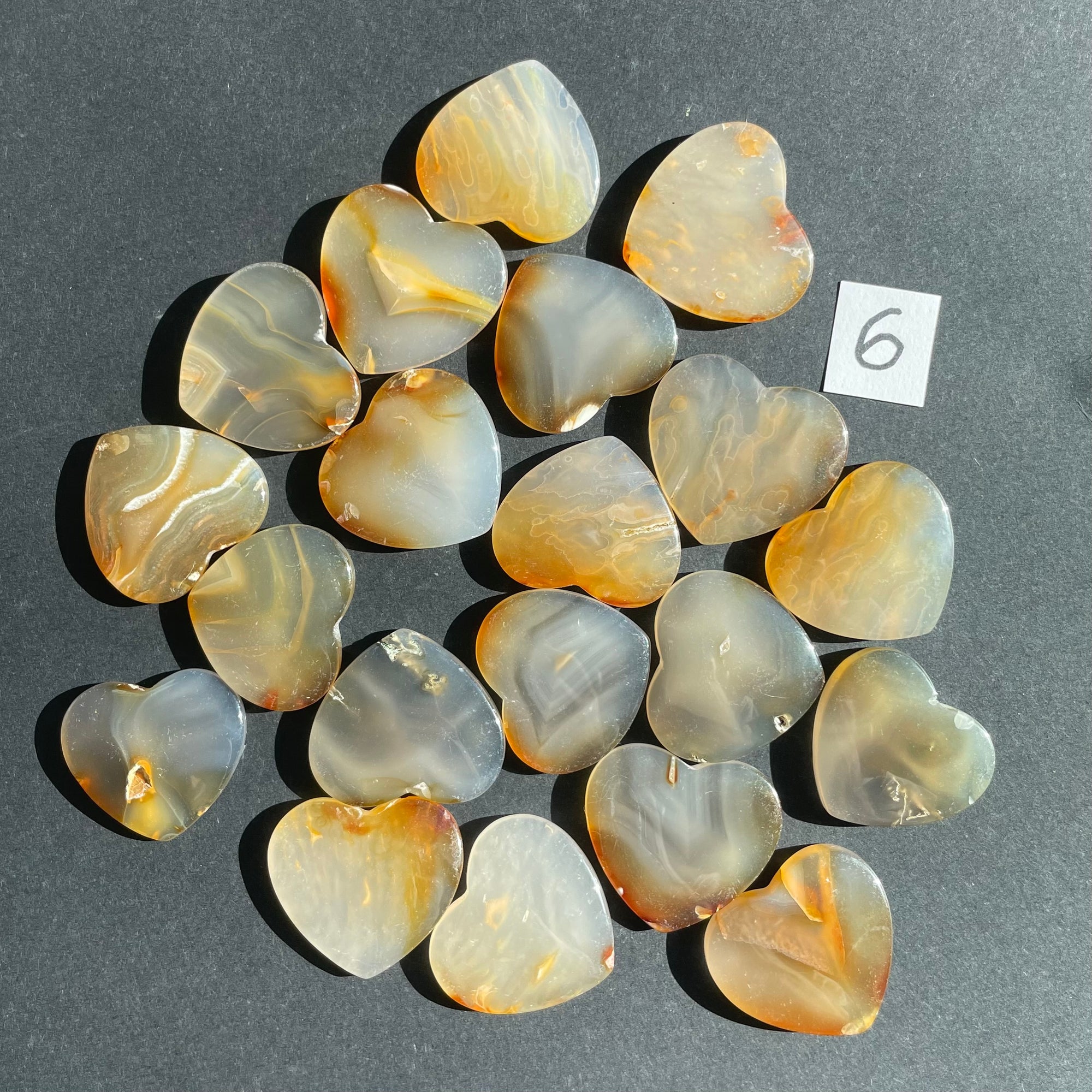 20 Yellow Agate