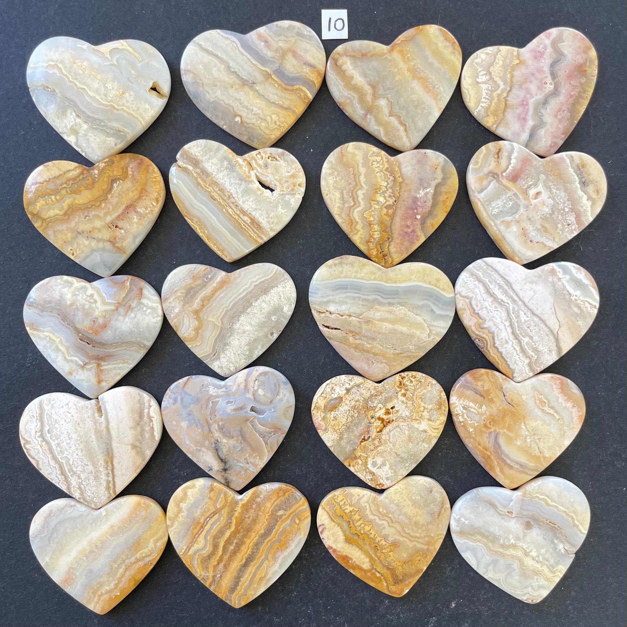 Kindness Kits: 20 Fancy Yellow Banded Calcite