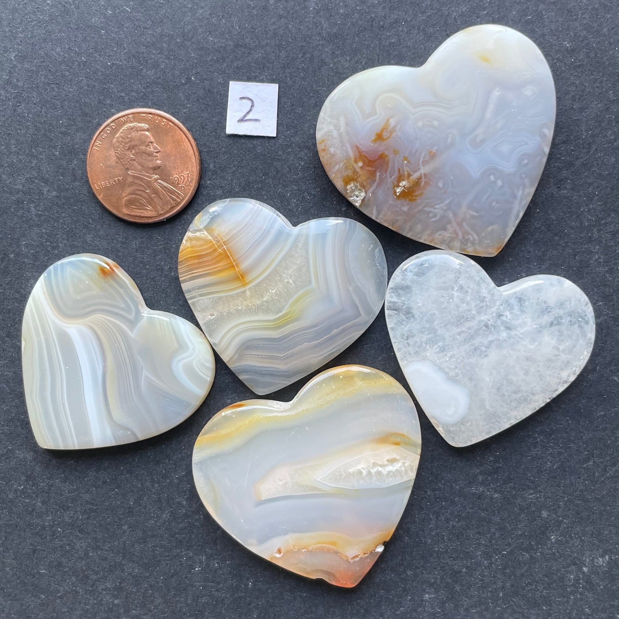 Very Translucent Agates