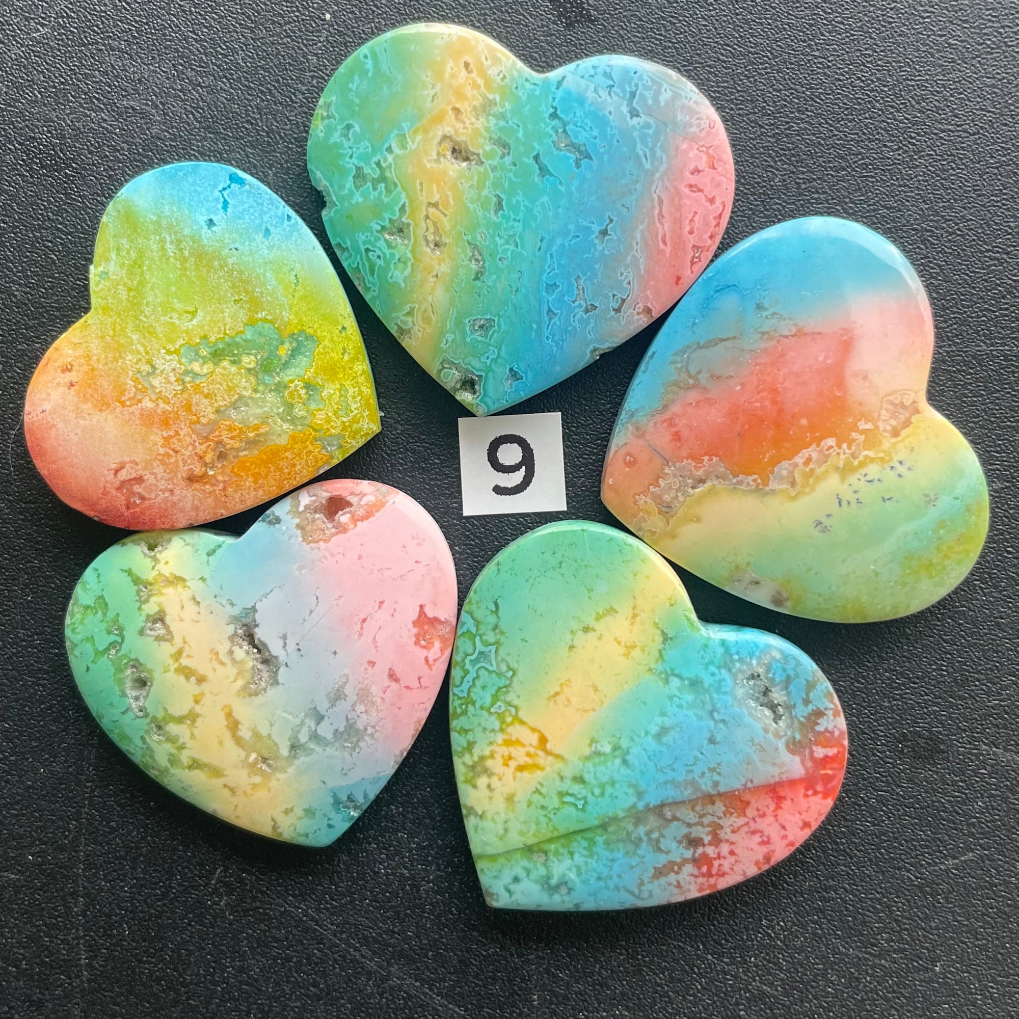 5 Rainbow Hearts