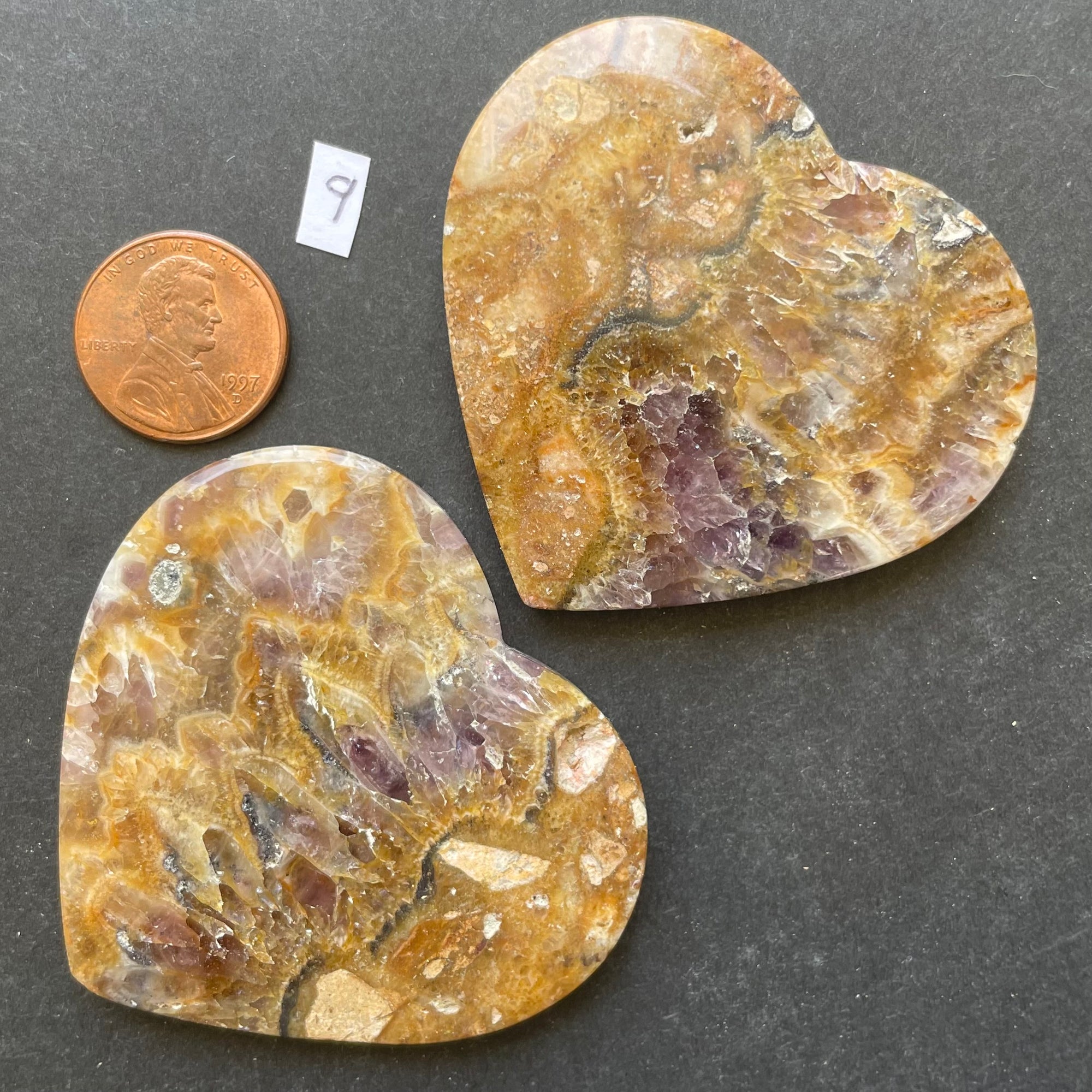 2 HUGE Dream Amethyst and Citrine