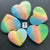 5 Rainbow Hearts