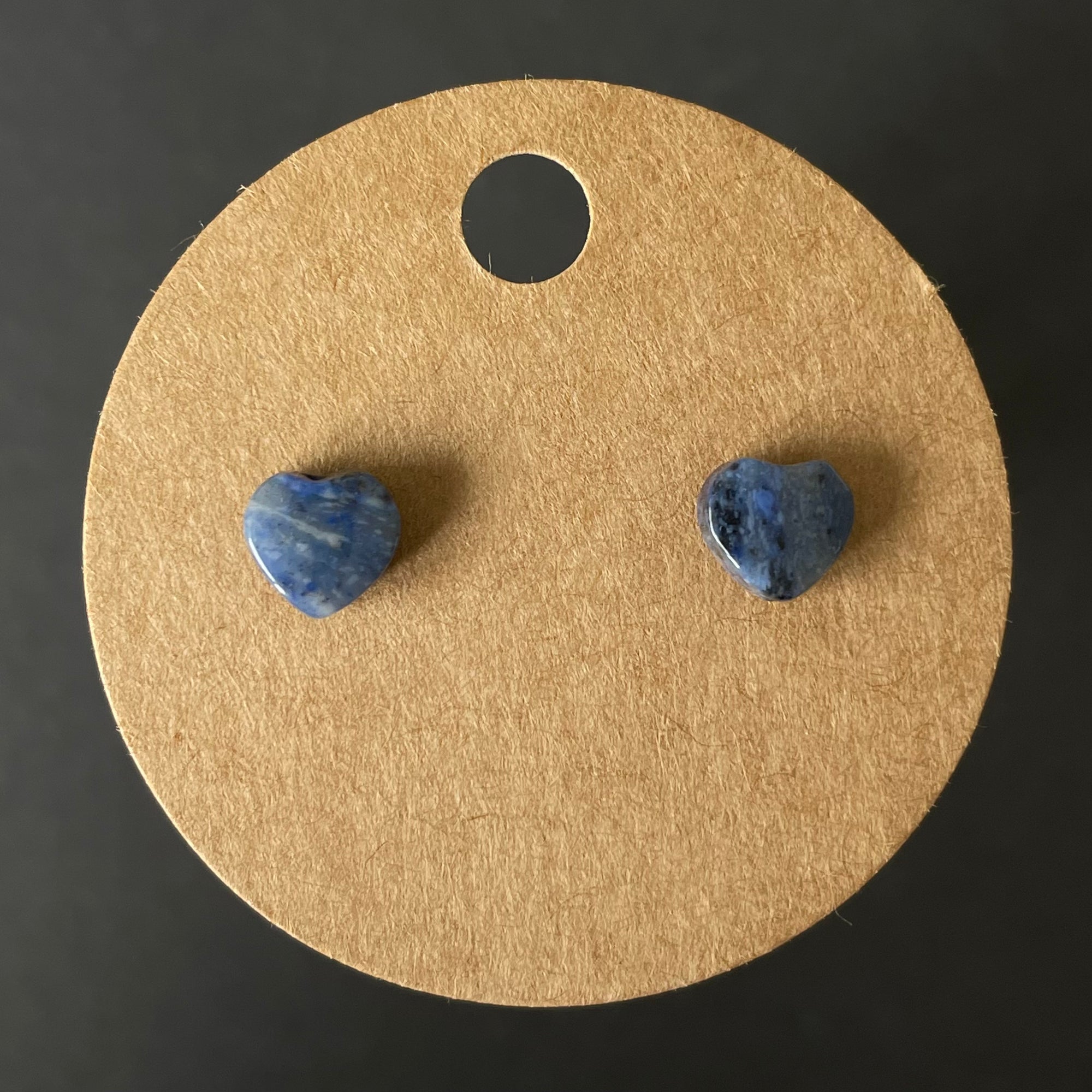 “Little Reminders” - Tiny Heart Rock Earrings