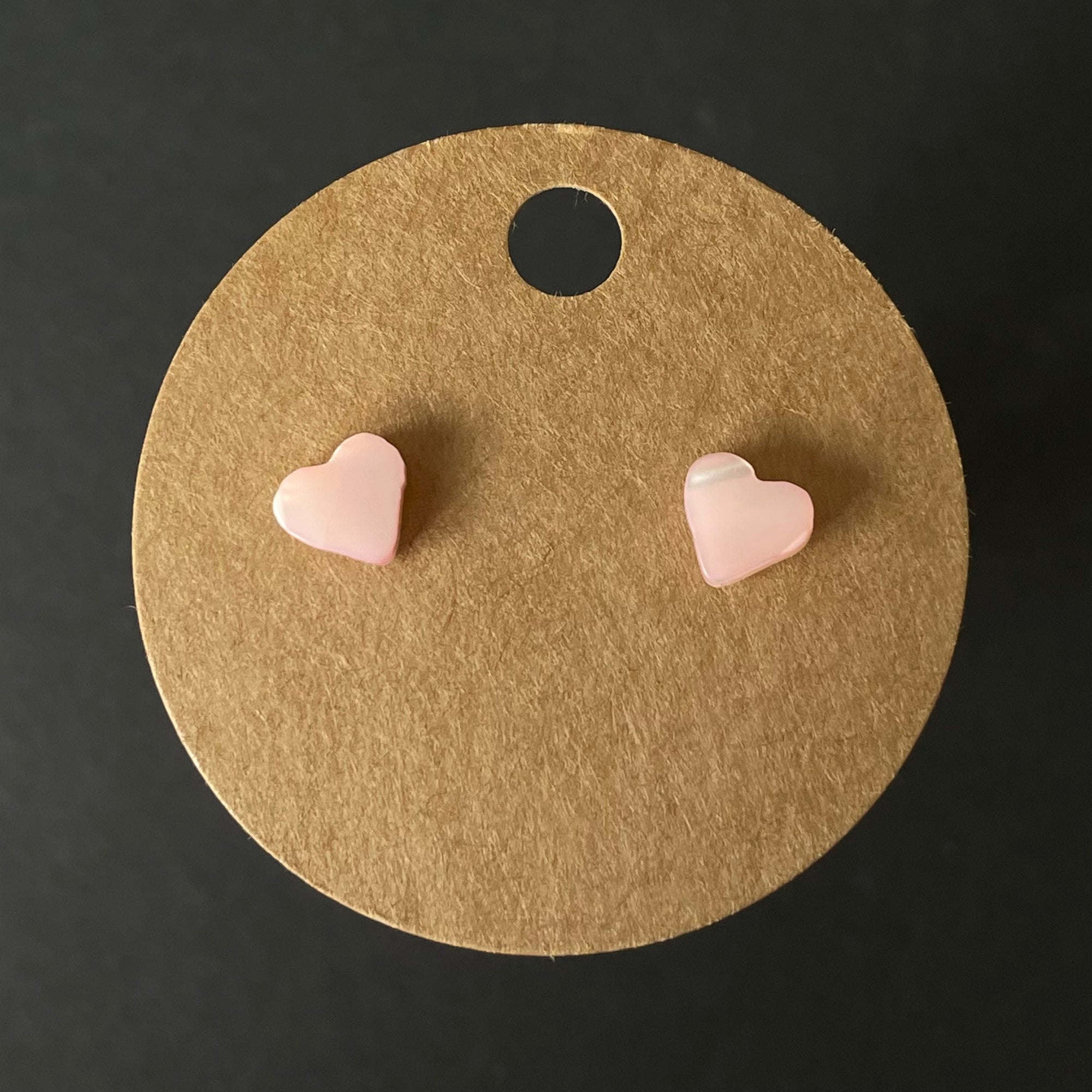 “Little Reminders” - Tiny Heart Rock Earrings