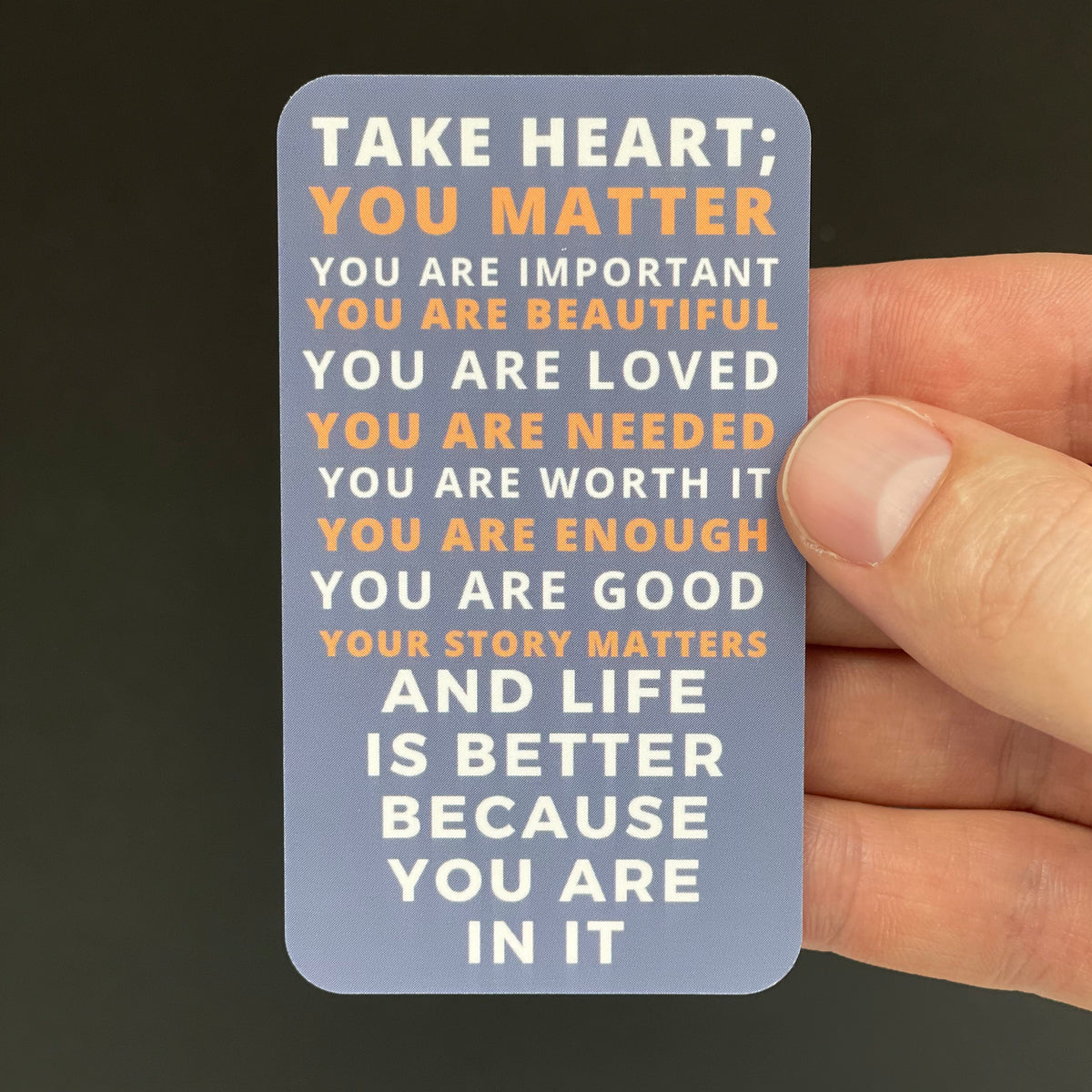 Affirmations Card