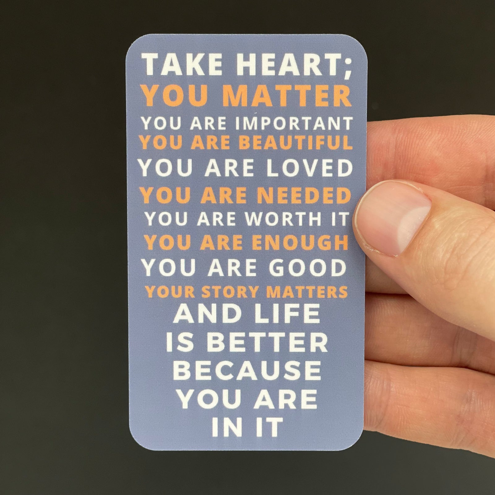 Affirmations Card